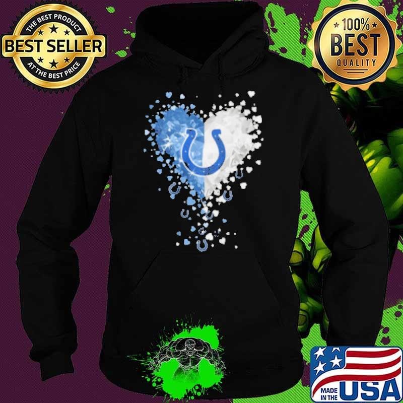 Indianapolis Colts Crystal Heart Hoodie
