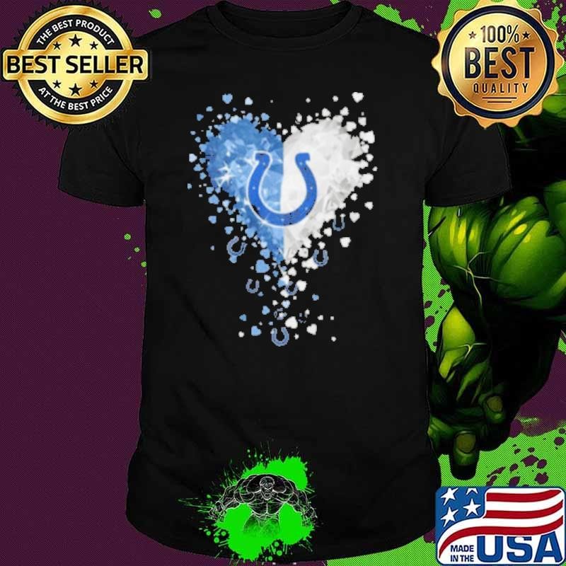 Indianapolis Colts Crystal Heart Unisex