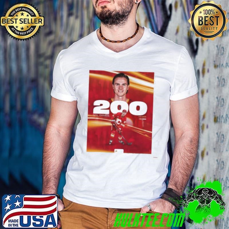 Jake Bean Calgary Flames 200 NHL Games Poster shirt