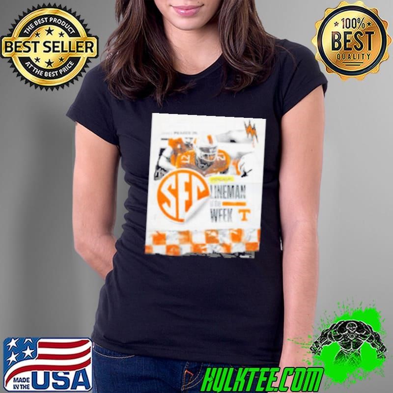 James Pearce Jr Tennessee Vols Lineman Of The Week Ladies Tee