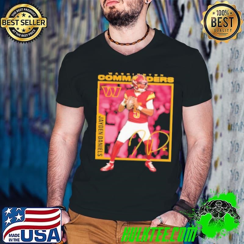 Jayden Daniels Washington Commanders player frame vintage Shirt