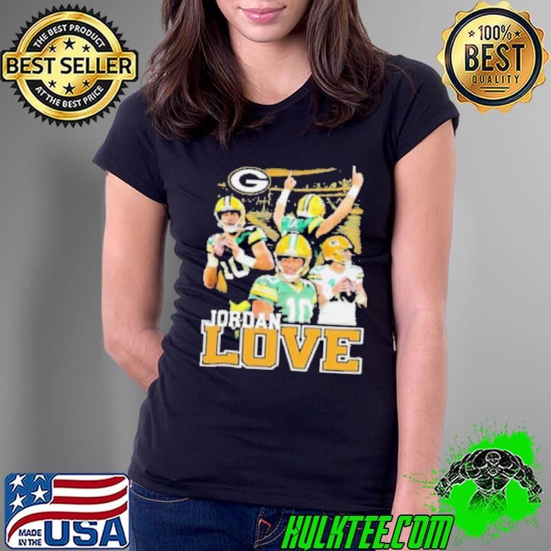 Jordan Love Green Bay Packers Notorious Ladies Tee Jordan Love Green Bay Packers Notorious Ladies Tee