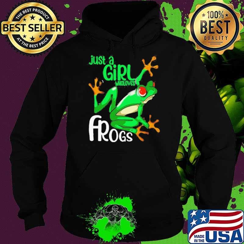 Just Girl Who Loves Frogs Hoodie