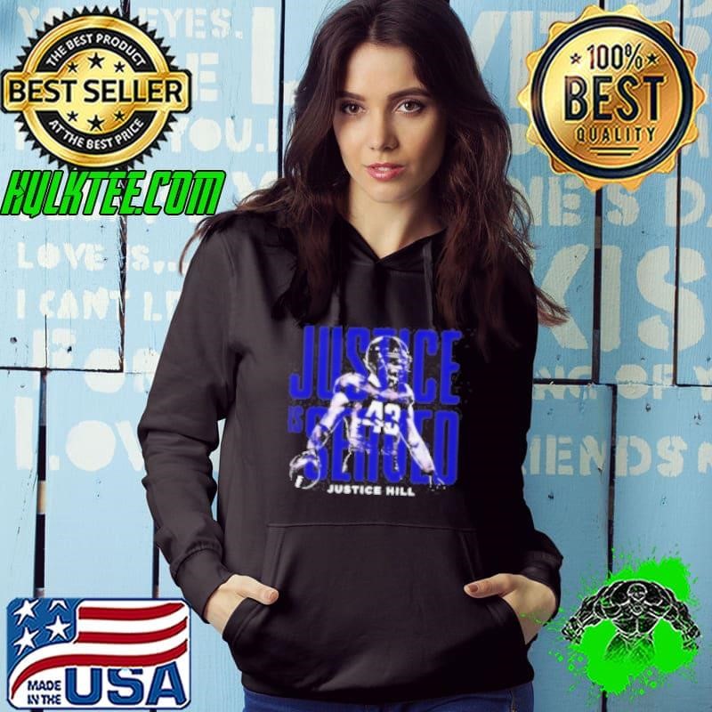 Justice Hill Baltimore Justice is Served Football Design Shirt