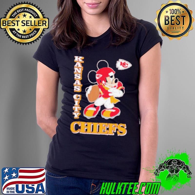 Kansas City Chiefs Quarterback Mickey Mouse 2024 Ladies Tee