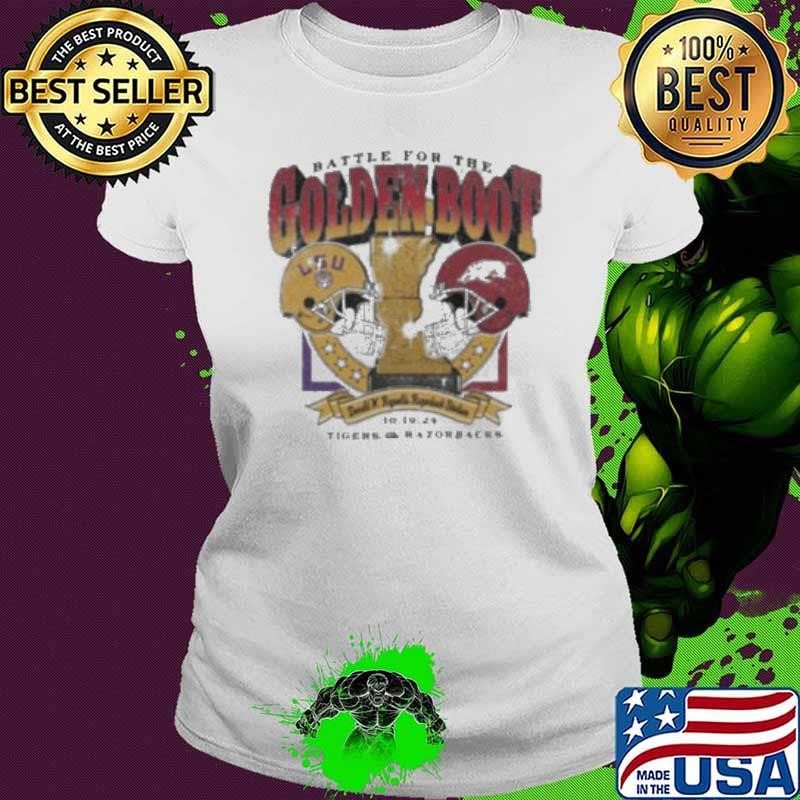 LSU Tigers Vs Arkansas Razorbacks Battle For The Golden Boot 10 19 2024 shirt