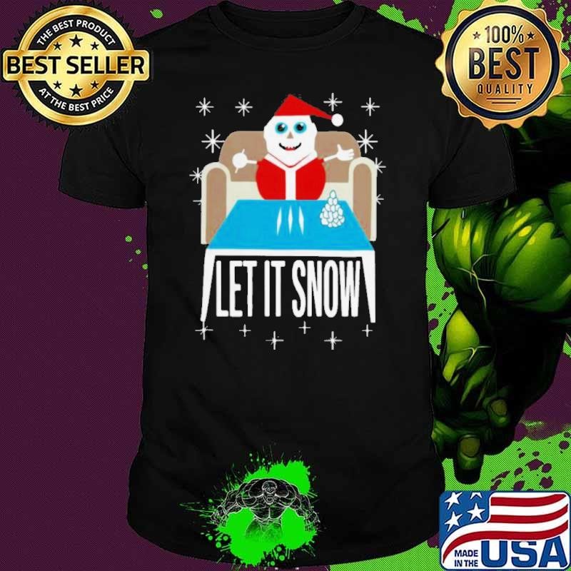 Let It Snow Santa Cocaine Christmas Sweater shirt