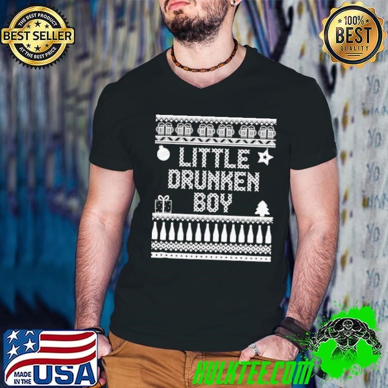 Little Drummer Christmas Parody Little Drunken Boy shirt