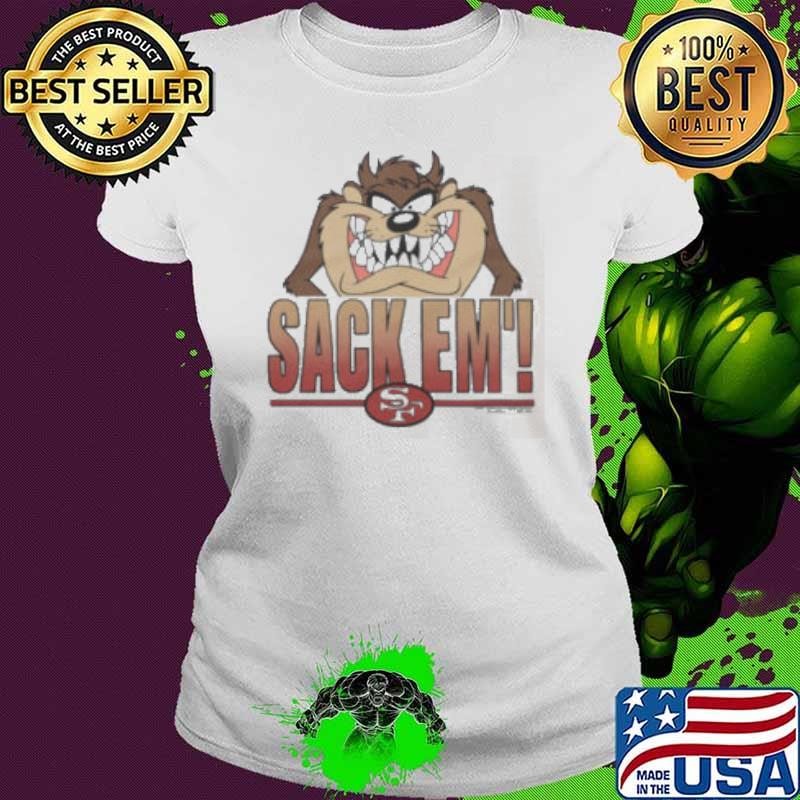 Looney Tunes Taz Sack Em’ x San Francisco 49ers Shirt