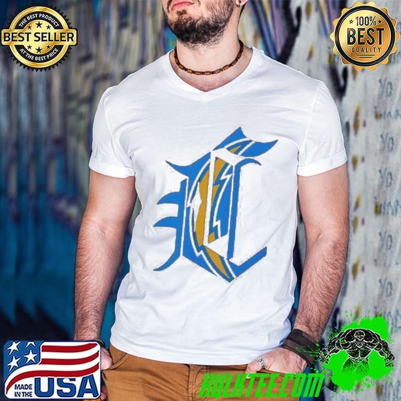 Los Angeles Chargers logo design Guys V Neck