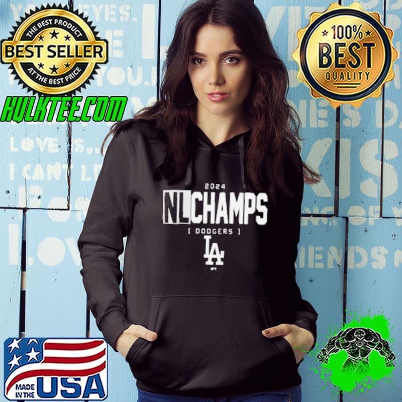 Los Angeles Dodgers 2024 Nl National League Champions Logo Hoodie