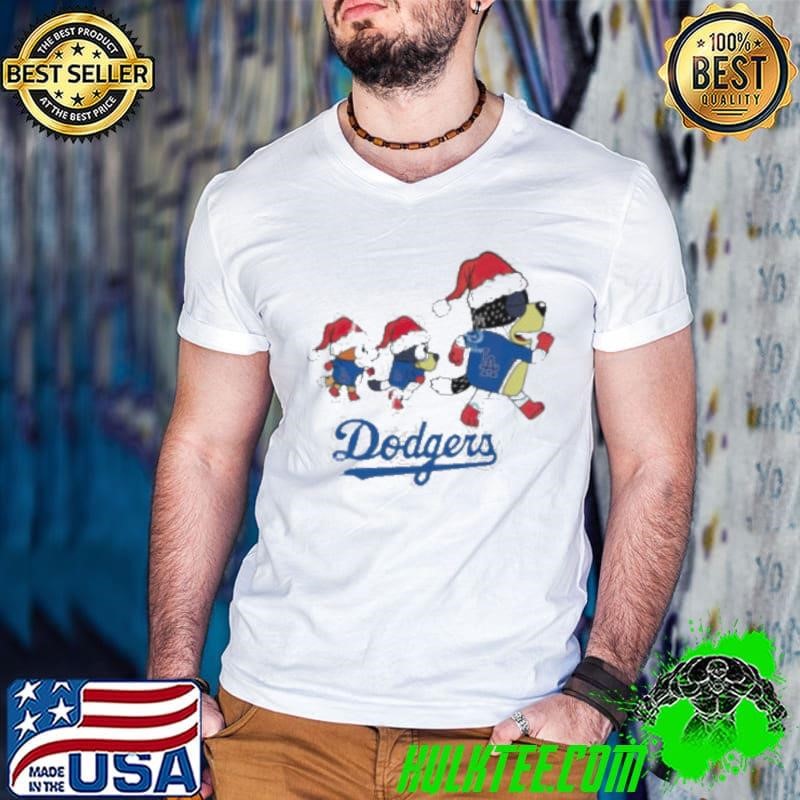 Los Angeles Dodgers Bluey Family Christmas shirt