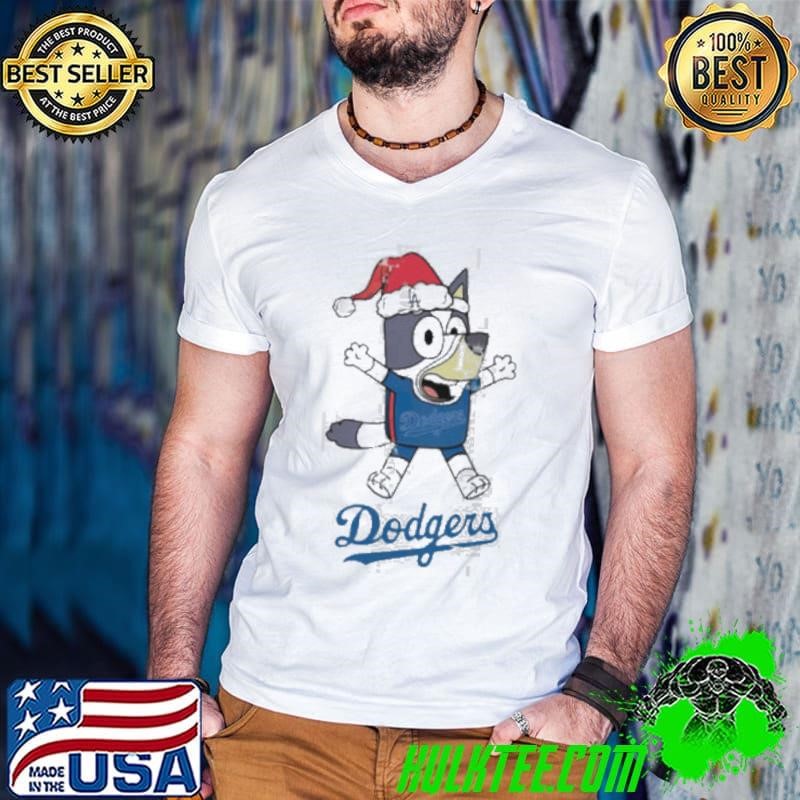 Los Angeles Dodgers Bluey Happy Christmas shirt