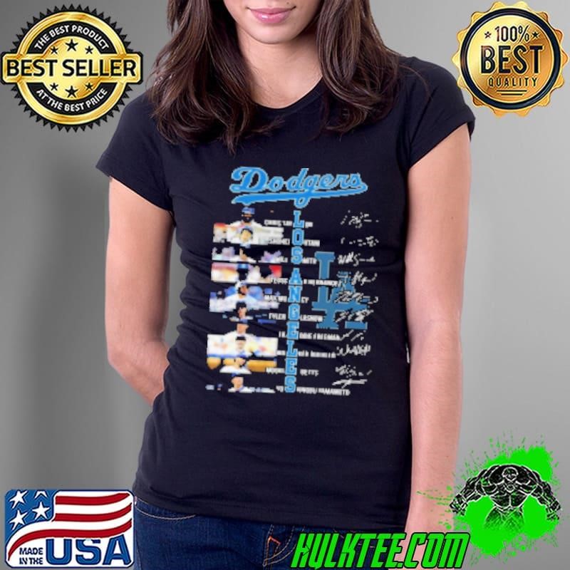 Los Angeles Dodgers Signatures 2024 Ladies Tee