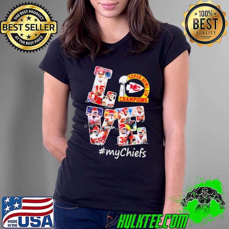 Love Kansas City Chiefs Ladies Tee