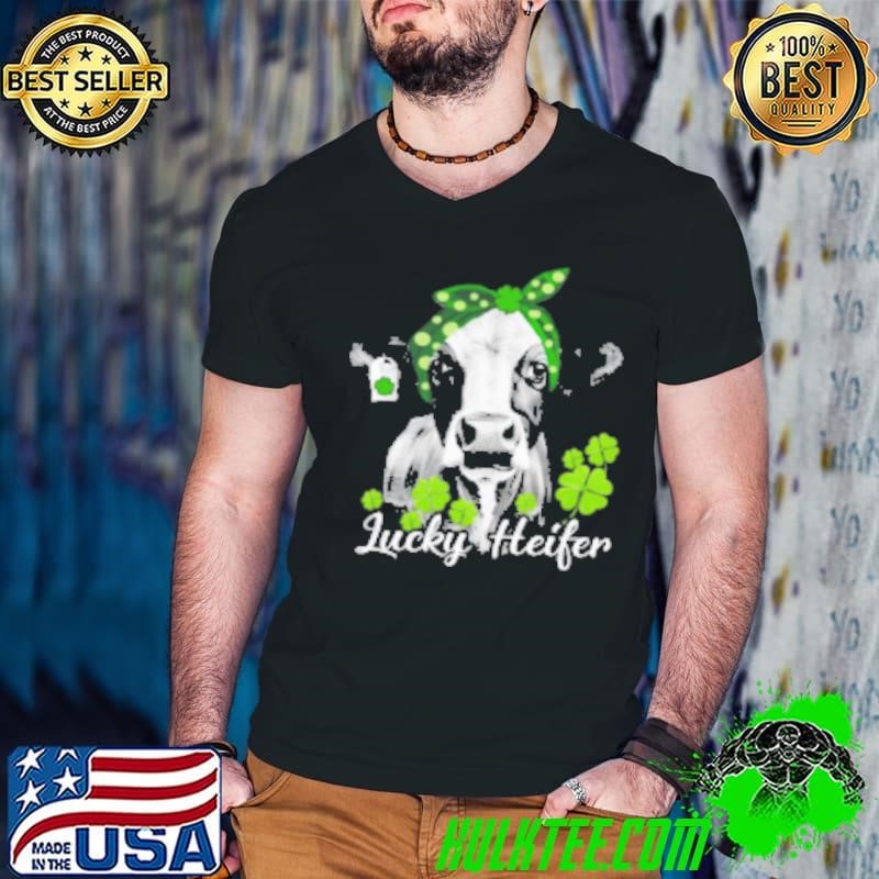Lucky Heifer St Patrick's Day Cow Shirt