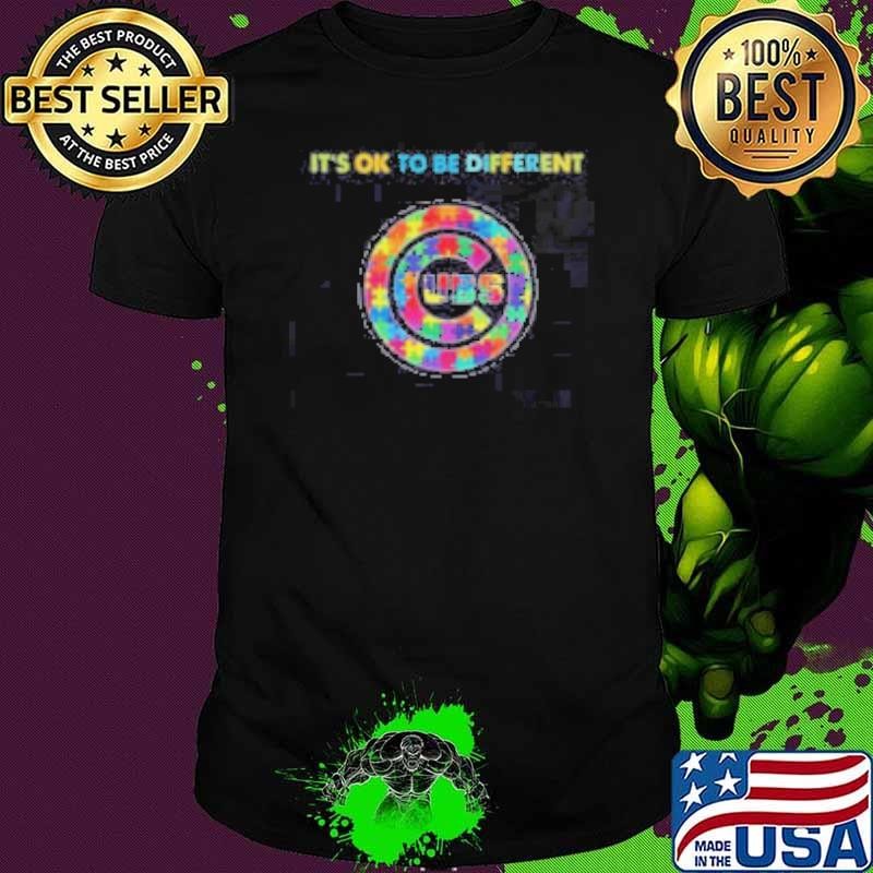 MLB Chicago Cubs It’s Ok To Be Different Autism 2024 Shirt
