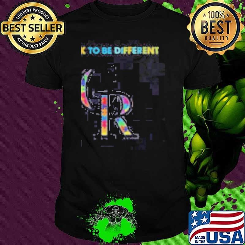 MLB Colorado Rockies It’s Ok To Be Different Autism 2024 Shirt