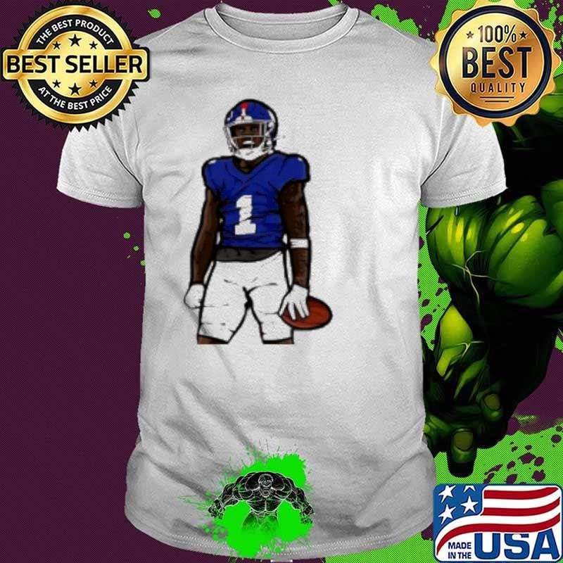 Malik Nabers Celebration Cartoon Football Design Shirt