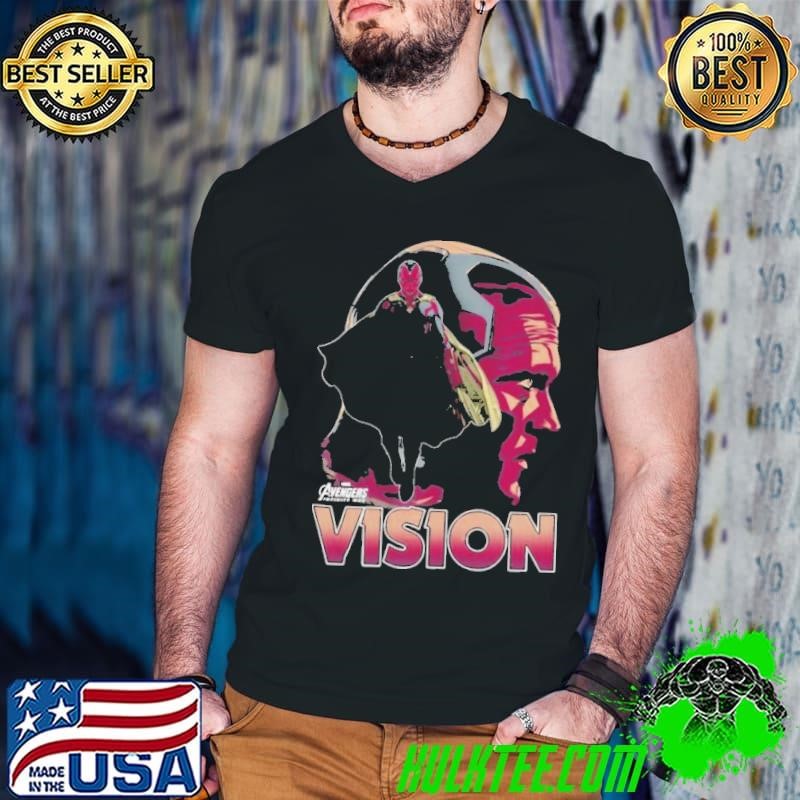 Marvel Infinity War Vision Big Head Profile shirt