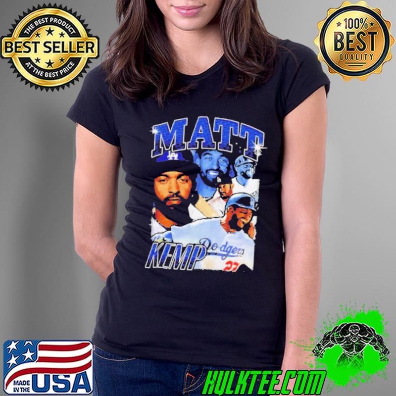 Matt Kemp Dodgers picture collage Ladies Tee