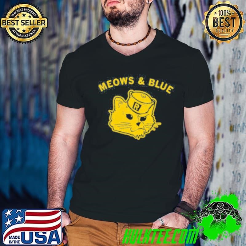 Meows & Blue Shirt