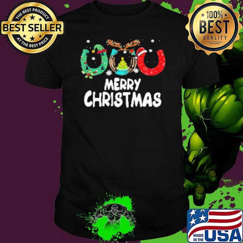 Merry Christmas Horseshoes ELF Reindeer Santa Hats Unisex Merry Christmas Horseshoes ELF Reindeer Santa Hats Unisex