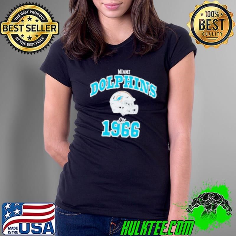 Miami Dolphins x Aleali May Black Est 1966 Shirt
