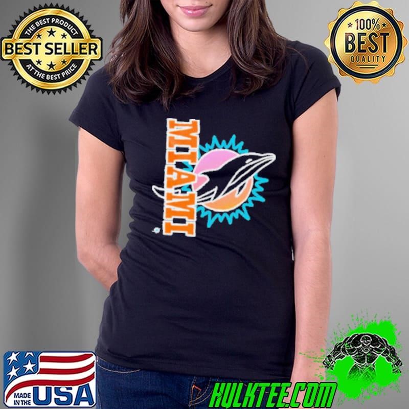 Miami Dolphins x Aleali May Black Shirts