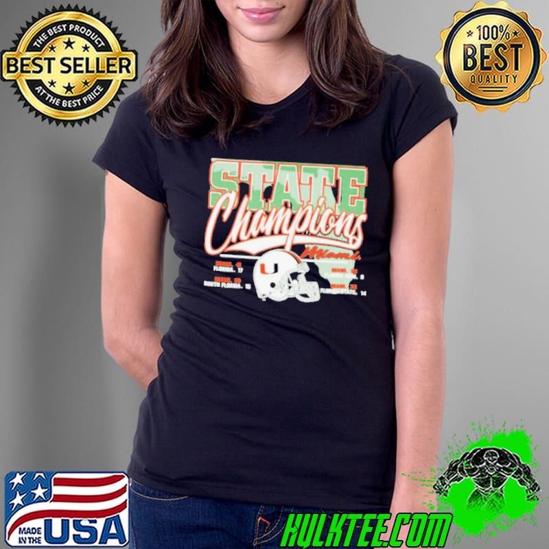 Miami Hurricanes Football 2024 State Champions Shirt