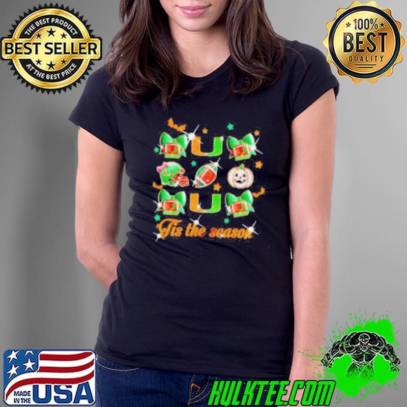 Miami Hurricanes ’tis the season Halloween shirt