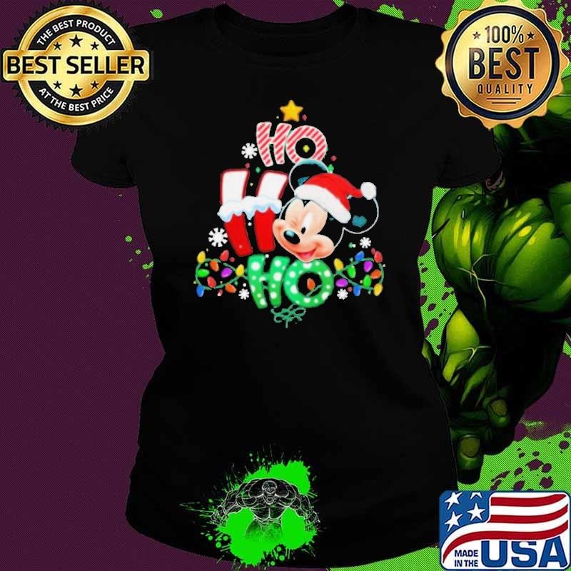 Mickey Disney Ho Ho Ho Christmas shirt