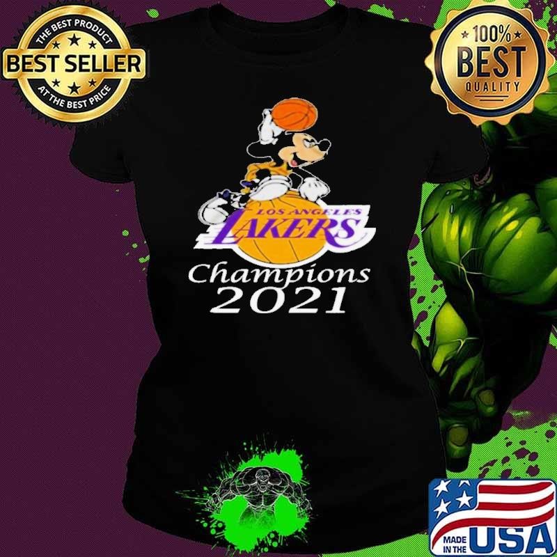 Mickey Mouse Los Angeles Lakers Champions 2021 shirt