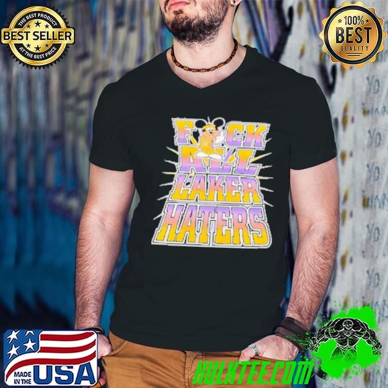 Mickey Mouse Los Angeles Lakers Laker Haters Guys V Neck