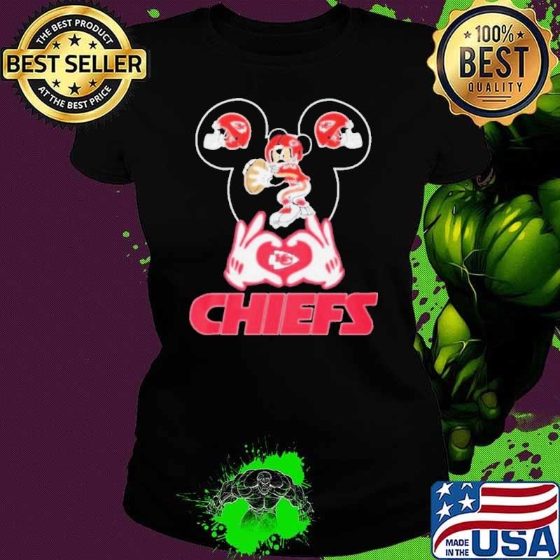 Mickey Mouse love Kanna City Chiefs 2021 shirt