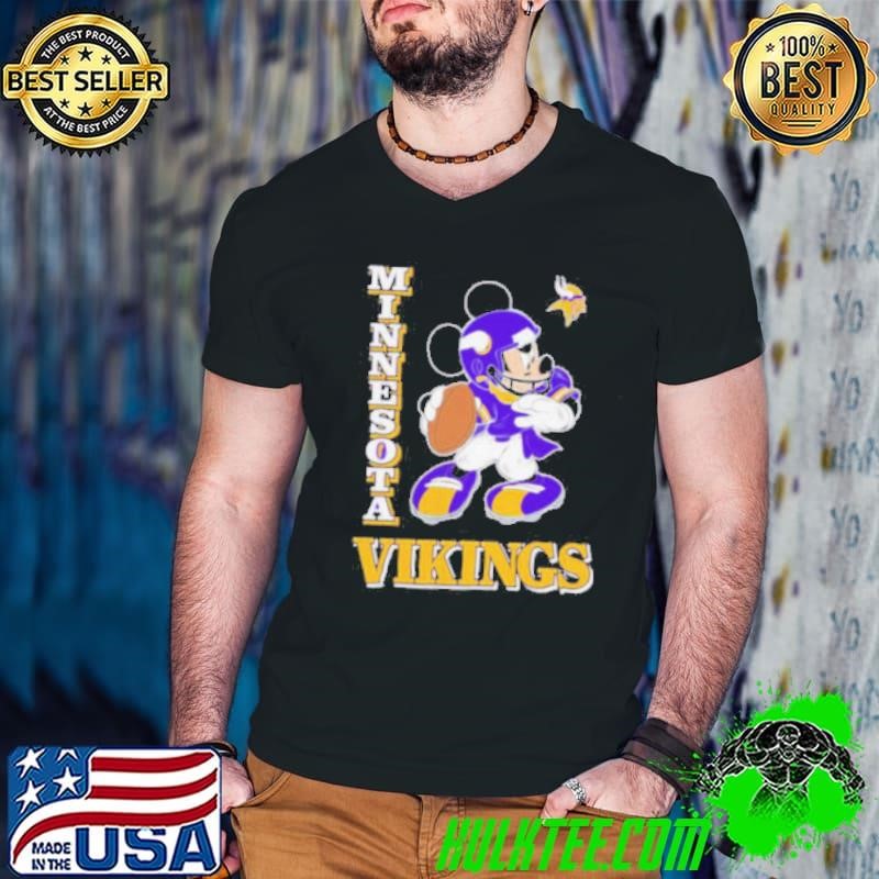 Minnesota Vikings Quarterback Mickey Mouse 2024 Shirt