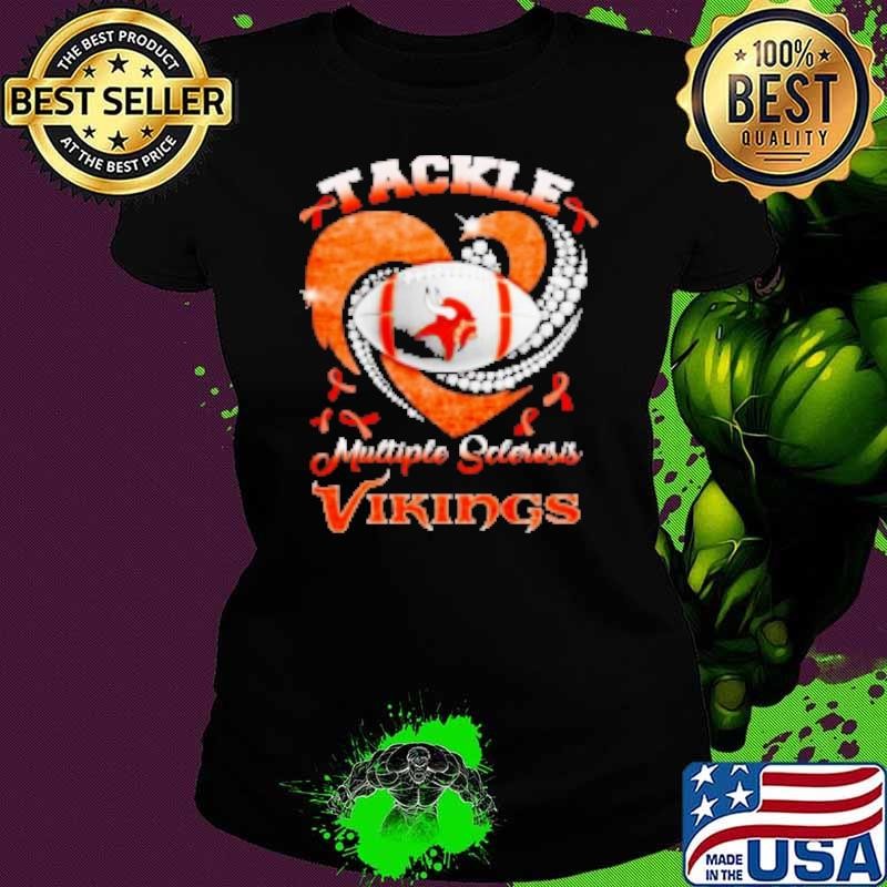Minnesota Vikings tackle multiple sclerosis diamond heart Shirt