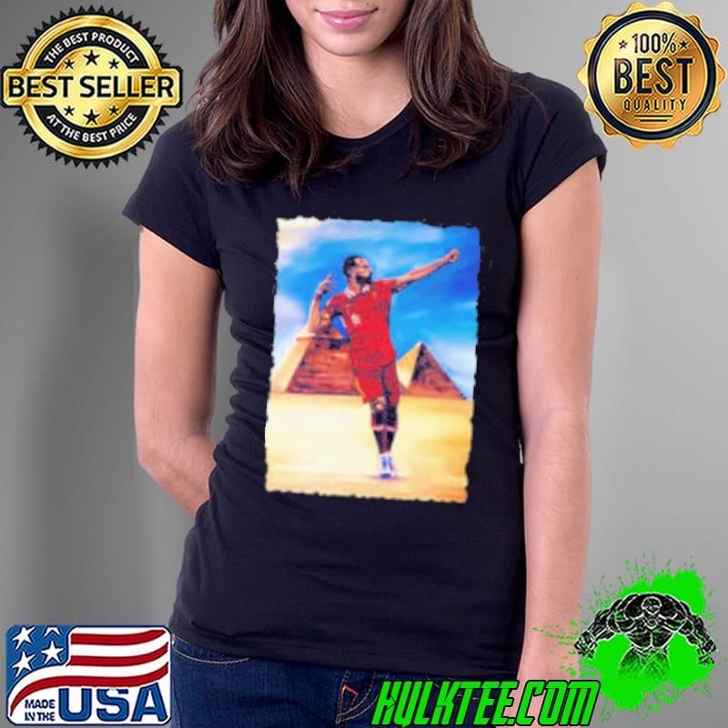 Mohamed Salah Egyptian Pyramid King Ladies Tee