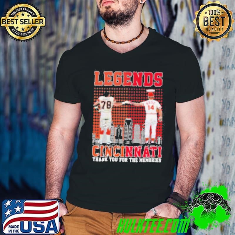Munoz 78 X Rose 14 Signature Cincinnati Thank You For The Memories Shirt