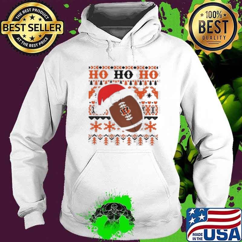 NFL Cincinnati Bengals Football Santa Claus Ho Ho Ho Christmas 2024 Hoodie