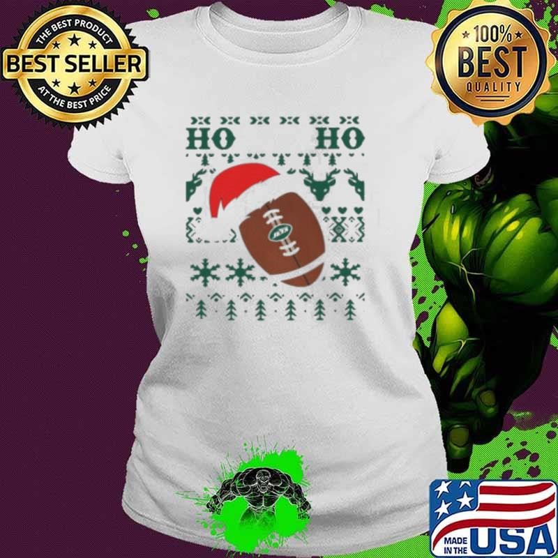 NFL New York Jets Football Santa Claus Ho Ho Ho Christmas 2024 Shirt