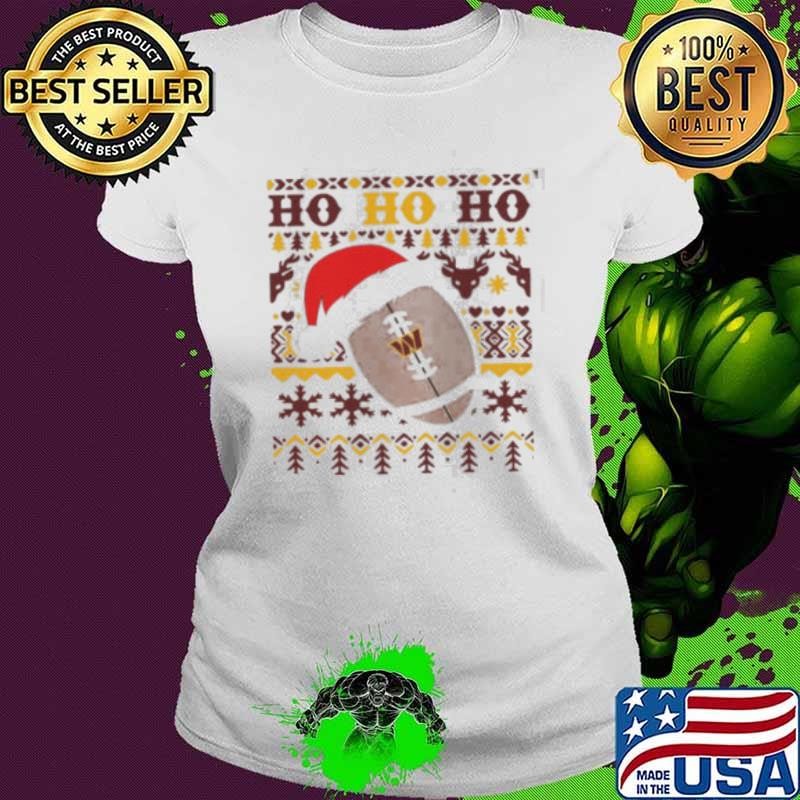 NFL Washington Commanders Football Santa Claus Hohoho Christmas Pattern shirt