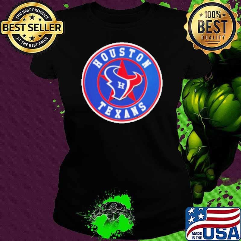 NFL x MLB Houston Texans X Houston Astros Logo Mash Shirt