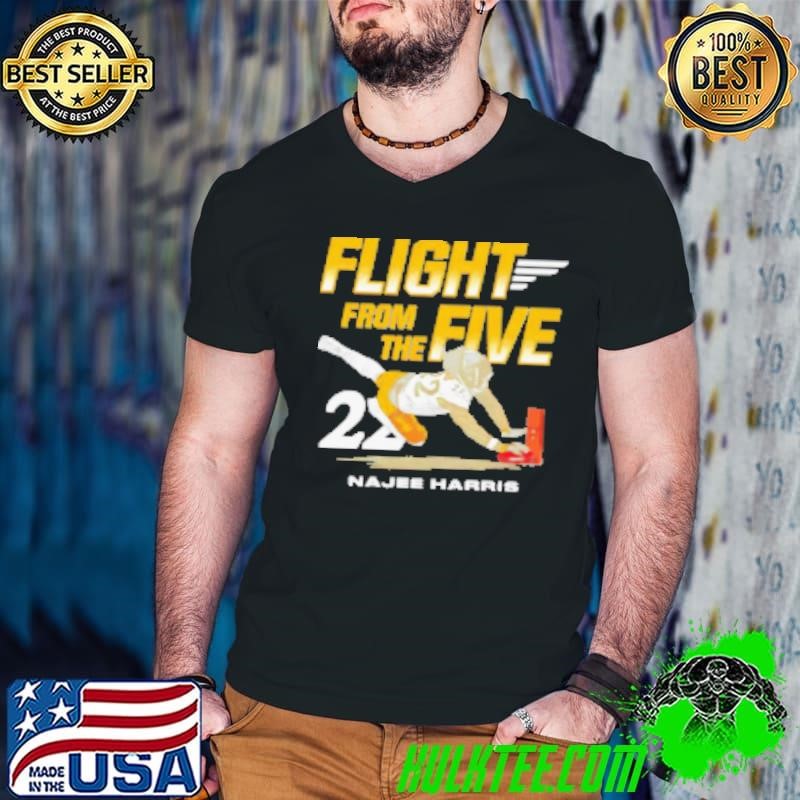 Najee Harris Pittsburgh Steelers NFL football flight vintage Guys V Neck