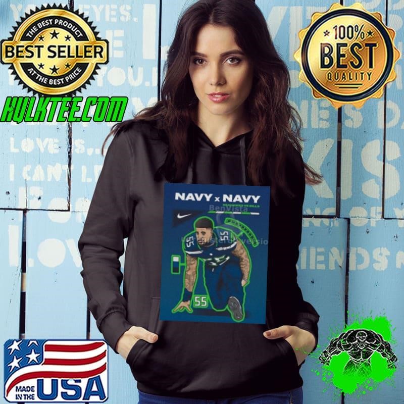 Navy X Navy Seahawks vs Bills 2024 Week 8 Game Hoodie