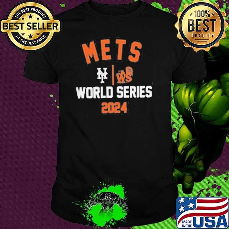 New York Mets Nike 2024 World Series Arched Lockup Shirt