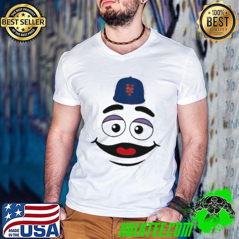 New York Mets grimace face smile victory gameday Guys V Neck