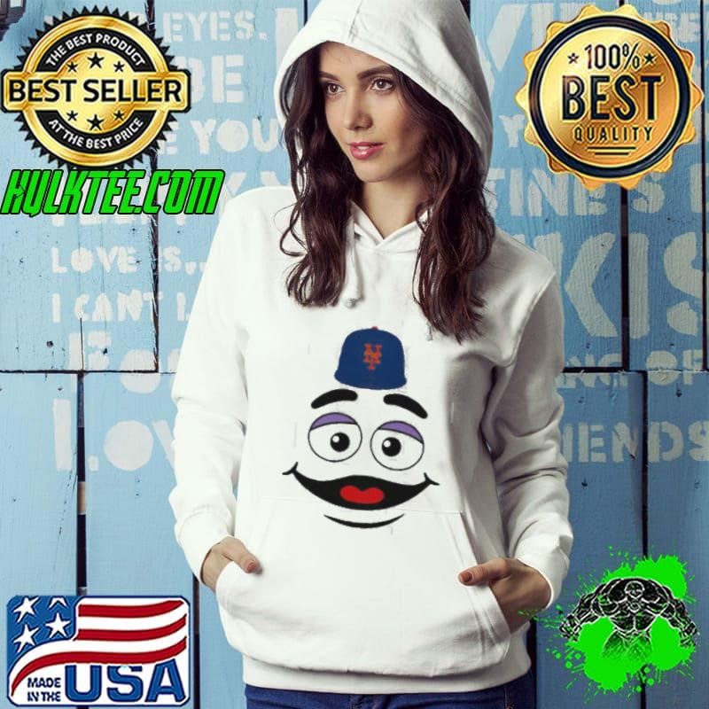 New York Mets grimace face smile victory gameday Hoodie