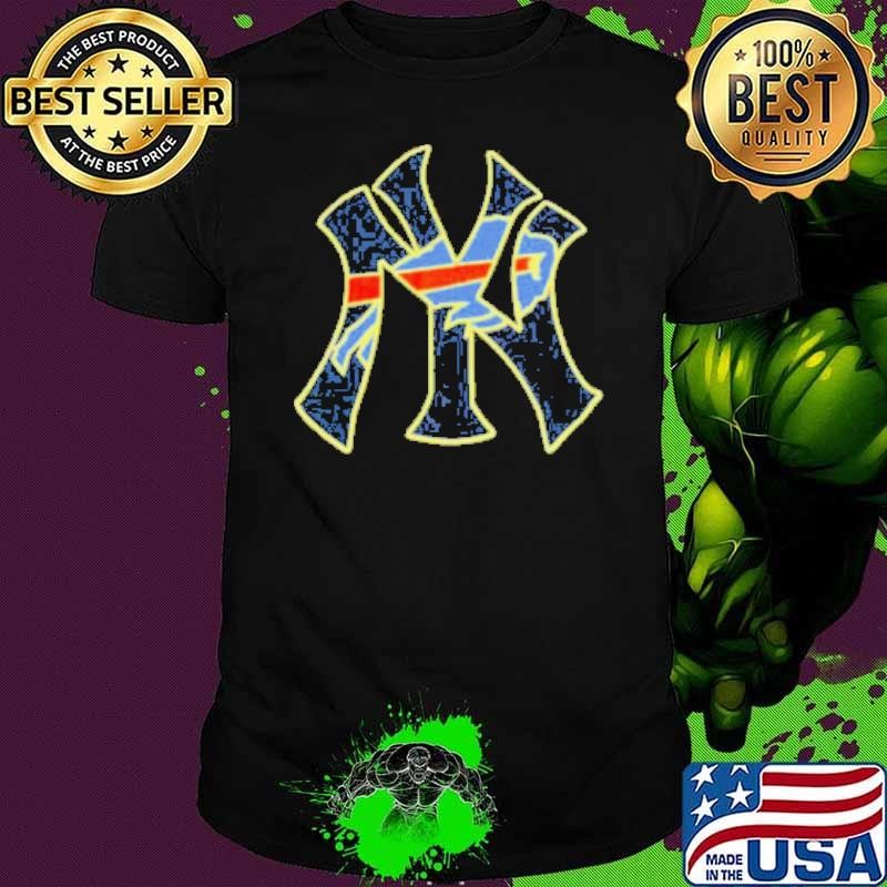 New York baseball Buffalo Bills on Yankees shirt