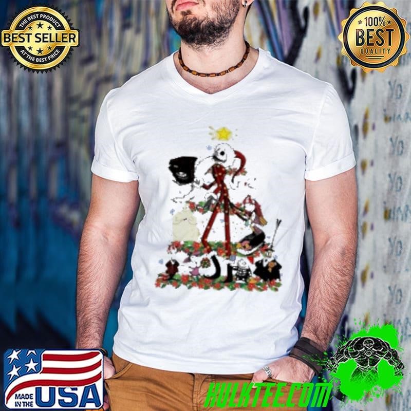 Nightmare Christmas Tree Santa Jack Sally Oogie Boogie Nightmare 2024 Shirt